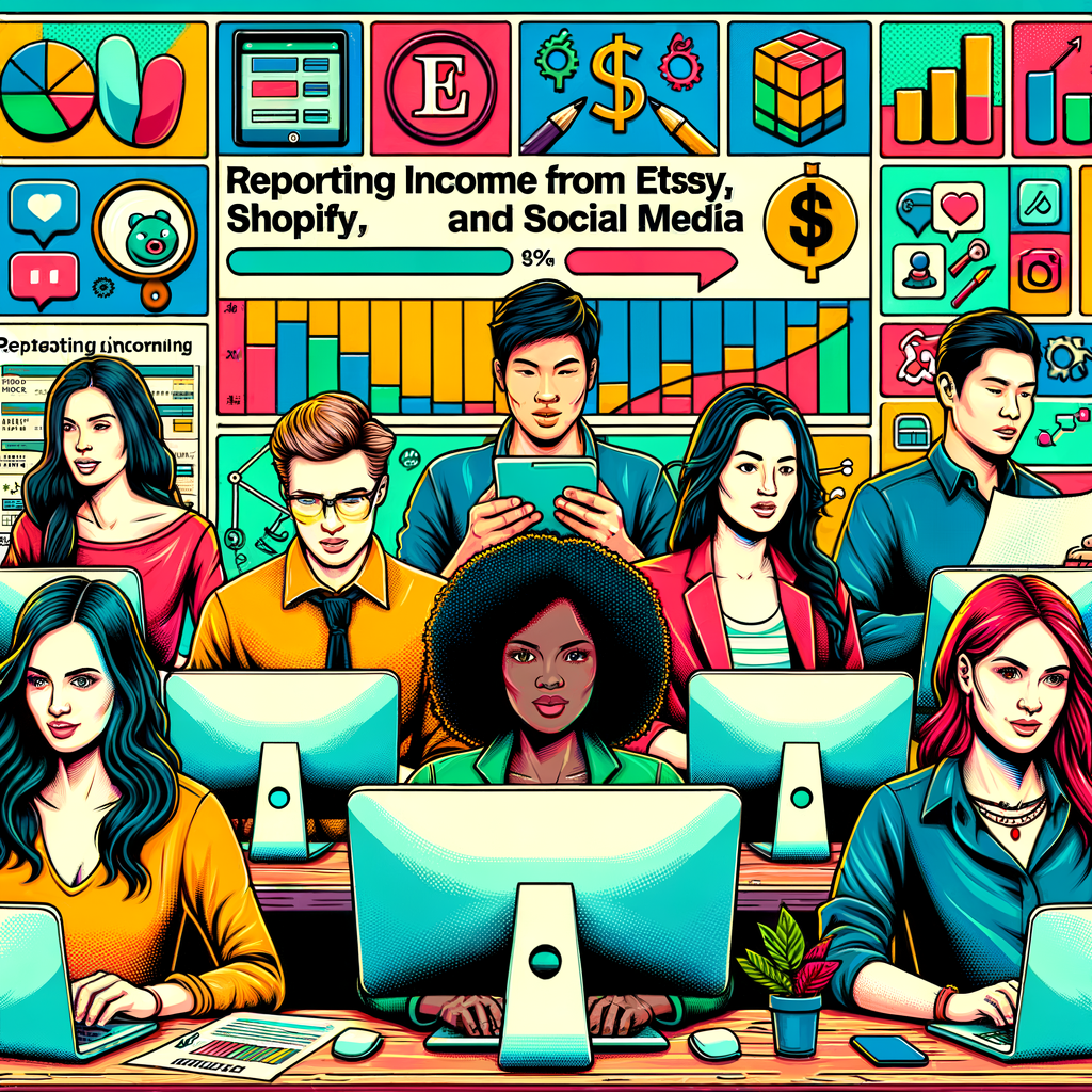 Reportar ingresos de Etsy, Shopify y redes sociales: Guía fácil para emprendedores