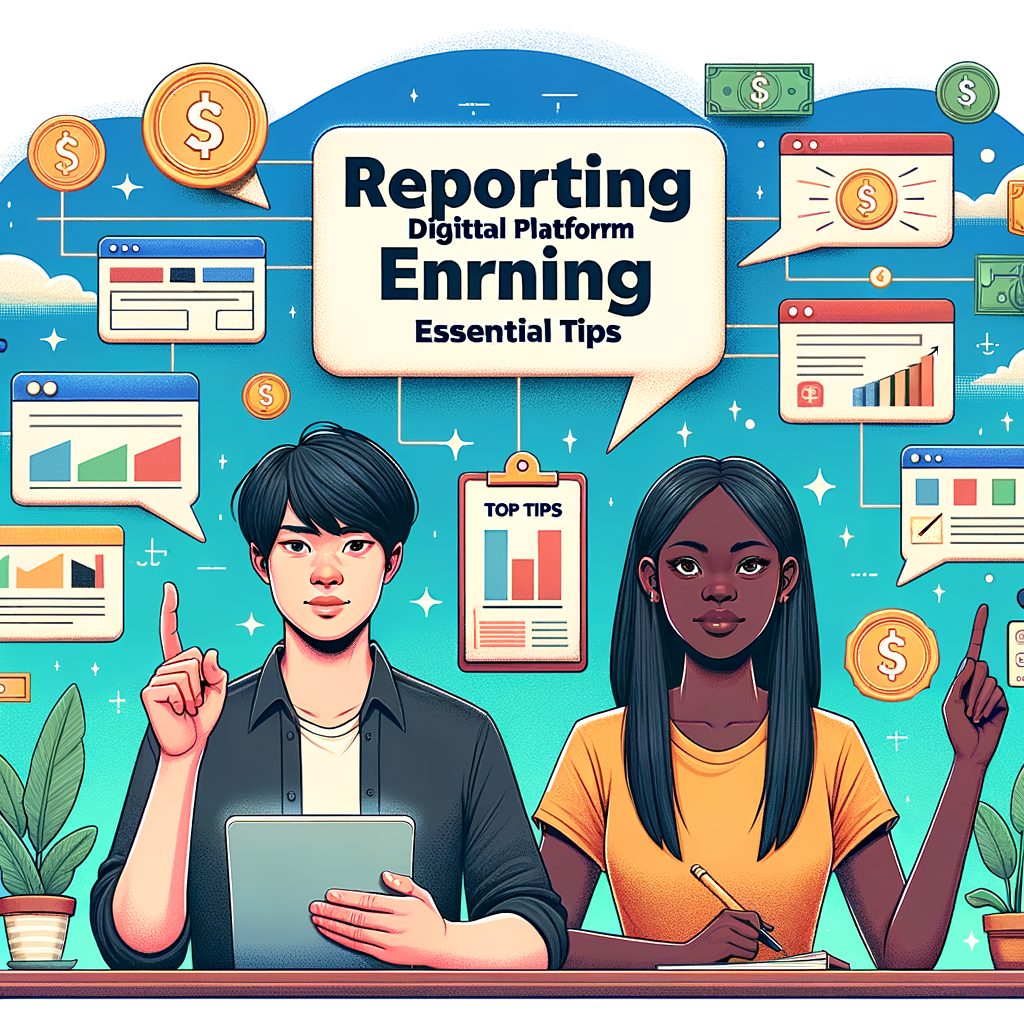 Reportar ingresos de plataformas digitales: Consejos Esenciales